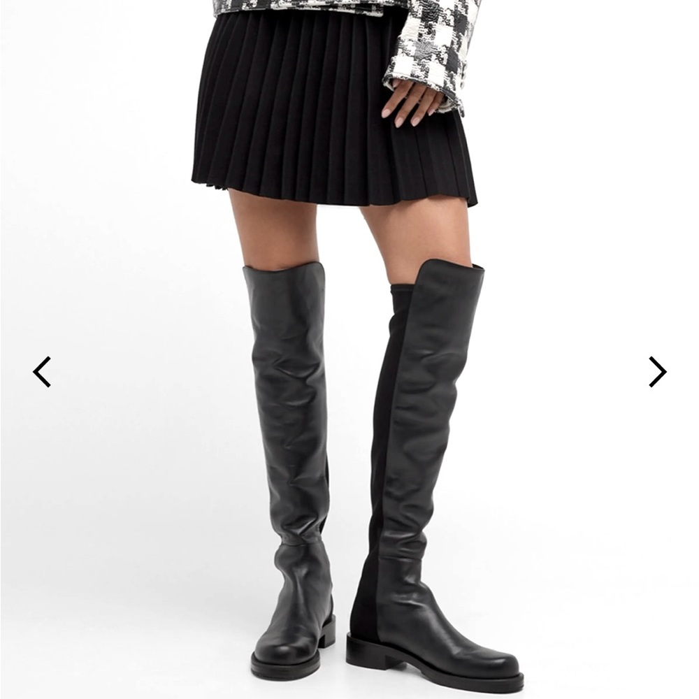 Stuart Weizmann black 5050 over the knee boots SZ 7